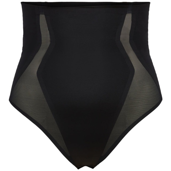 SPANX Haute Contour High Waist Thong in Black XL - Picture 2 of 6